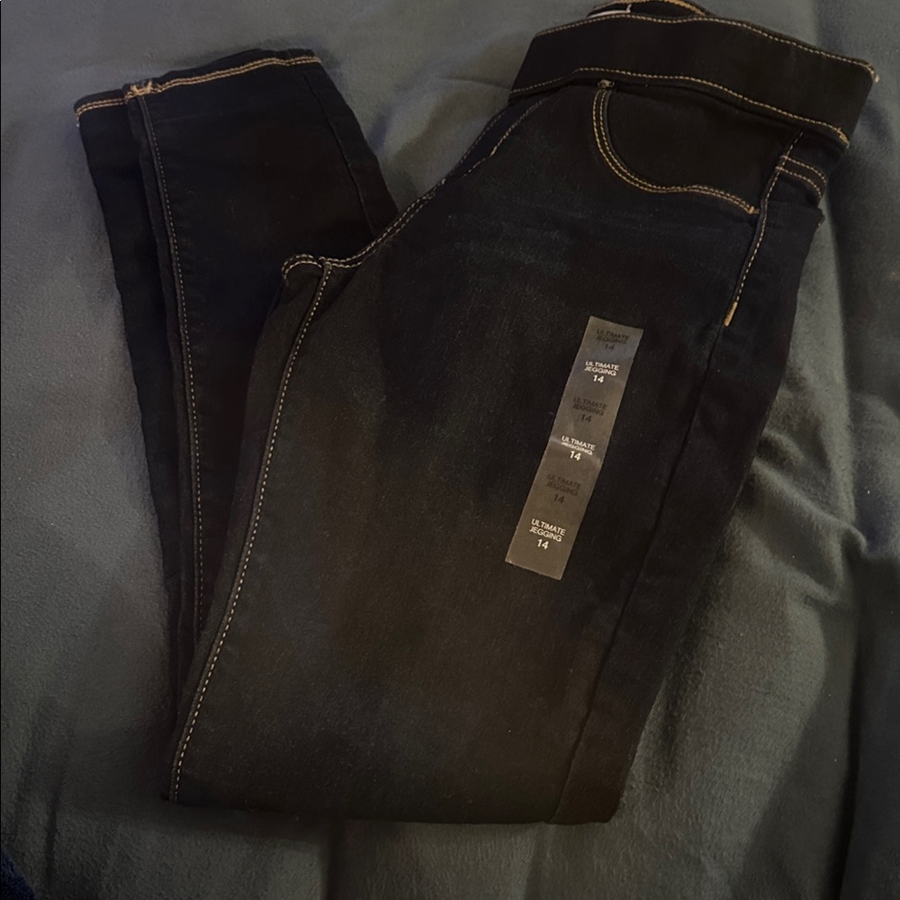 SO Girl’s Dark Jeans with Contrast Stitching